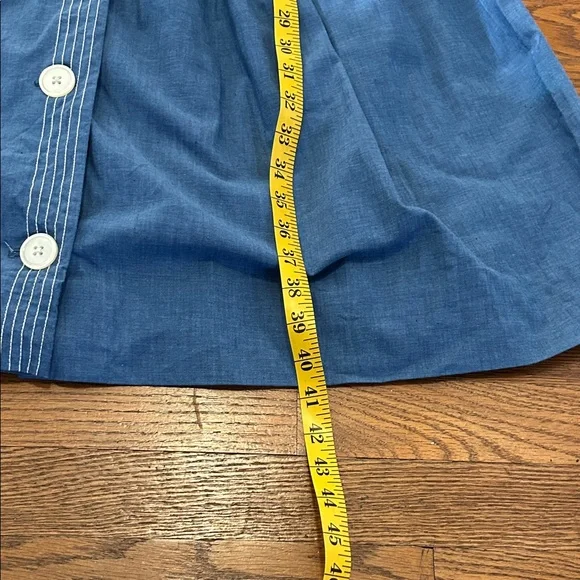 Vintage Dress Women’s Handmade by Dixie Deb Denim Blue Dress Western - Picture 6 of 15